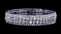 #16836 - Framed Rhinestone Wraparound Bracelet