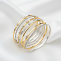 Elegant bridal bracelets with crystal accents