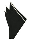 Silk Hand Rolled Trim Pocket Square