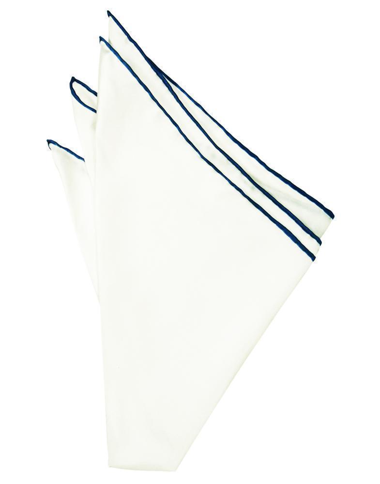 Silk Hand Rolled Trim Pocket Square