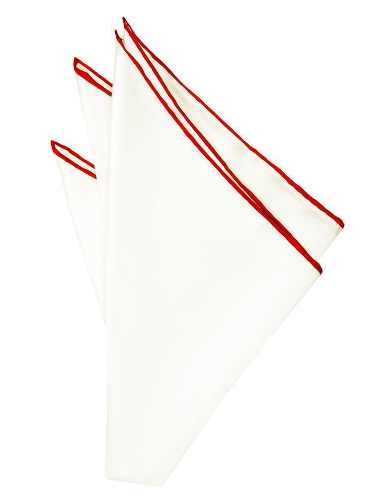Silk Hand Rolled Trim Pocket Square
